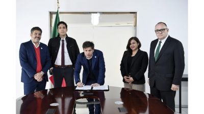 En su visita a Mxico, Kicillof firm un convenio para promover la cooperacin en el desarrollo del litio