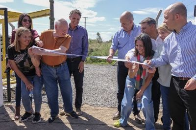 Katopodis inaugur obras que la Provincia ejecuta en Trenque Lauquen y Pehuaj