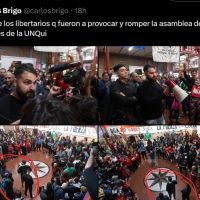 Los militantes de Milei dicen que el Ministerio de Seguridad les provee gas pimienta para pudrir las tomas universitarias