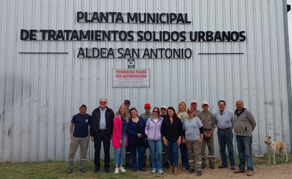 S. Antonio: Ediles visitaron la Planta de Tratamientos de Residuos