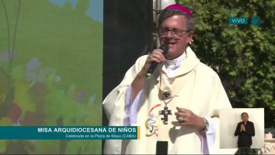 Mons. Garca Cuerva en la misa de Nios: 'Jess quiere que multipliquemos la alegra'