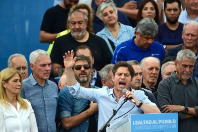 Kicillof acelera su construccin con otro acto propio y no baja la tensin tras el encuentro con Cristina Kirchner