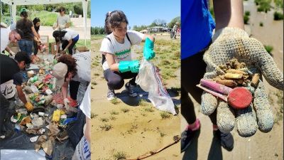 La recoleccin en el ro, con ms basura que en 2023: sorprendieron sorbetes y otros plsticos, adems de animales muertos