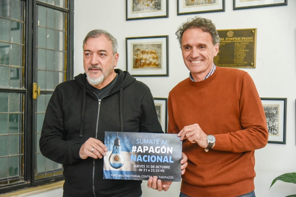 El ministro Katopodis visit la sede nacional de ATE y se reuni con Aguiar