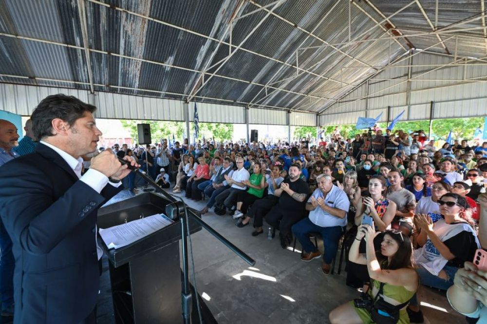 Kicillof pidi que no haya nada de quilombos y reforz la idea de unidad