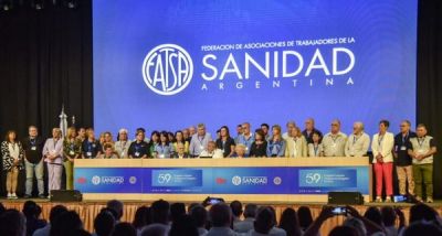 Concluy el 59 Congreson de la Sanidad y la Federacin pidi expandir y multiplicar la fortaleza sindical