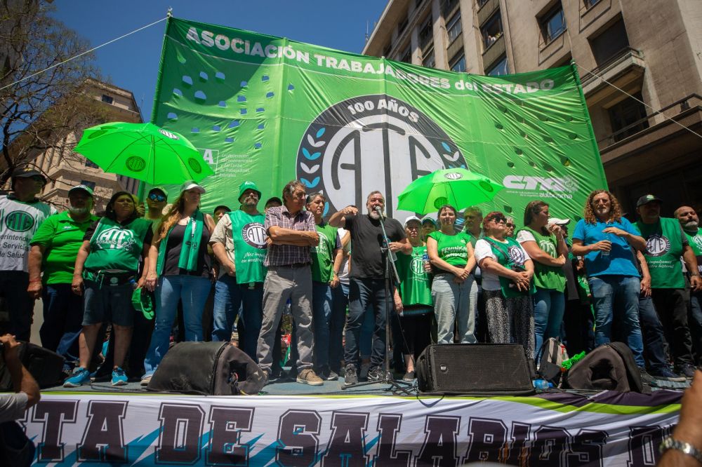 ATE convoca a nuevas protestas para este jueves y evala una nueva huelga general antes de fin de mes