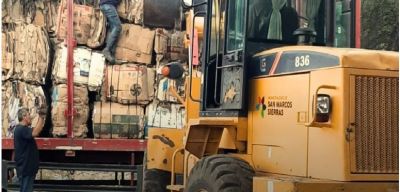 En San Marcos Sierras recuperaron para reciclaje 6200 kilos de cartn