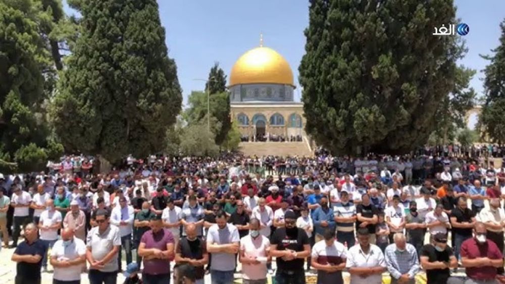 40 mil fieles rezaron este viernes en la mezquita de Al-Aqsa