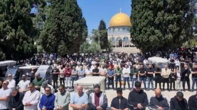 40 mil fieles rezaron este viernes en la mezquita de Al-Aqsa