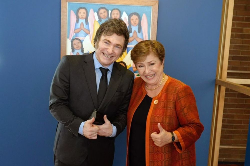 Georgieva ratific el apoyo del FMI a Milei