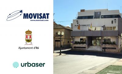 URBASER confa en las soluciones tecnolgicas de MOVISAT para la limpieza de las calles de Ibi