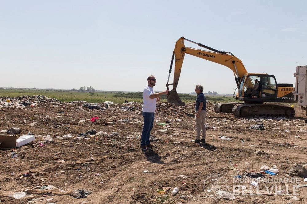 Avanza en Bell Ville el cierre del basural Norte