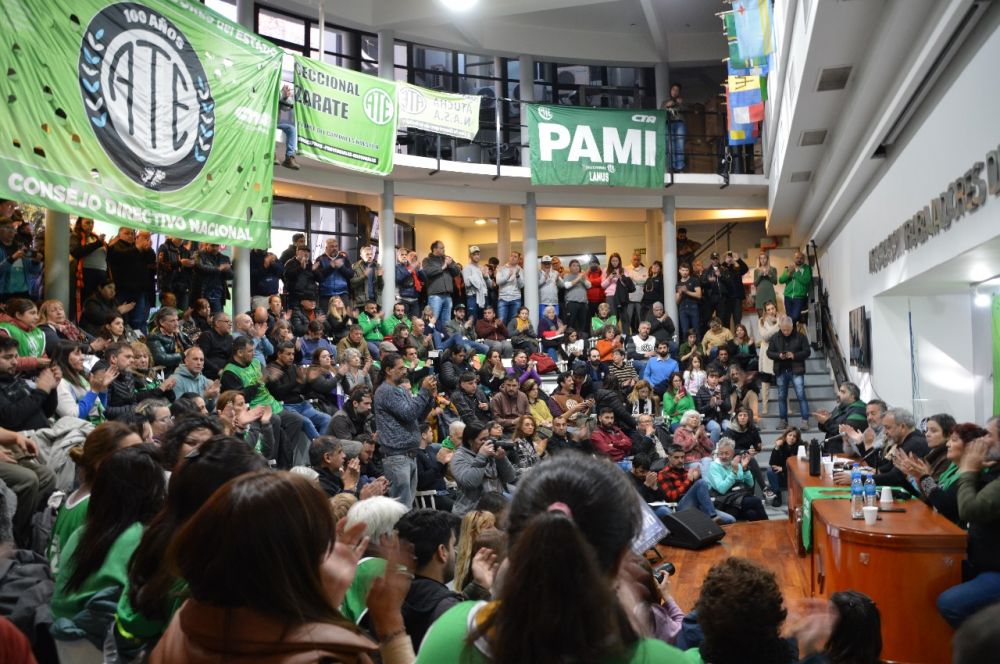 Asambleas de ATE anticipan fuerte adhesin al paro y movilizacin del jueves 5