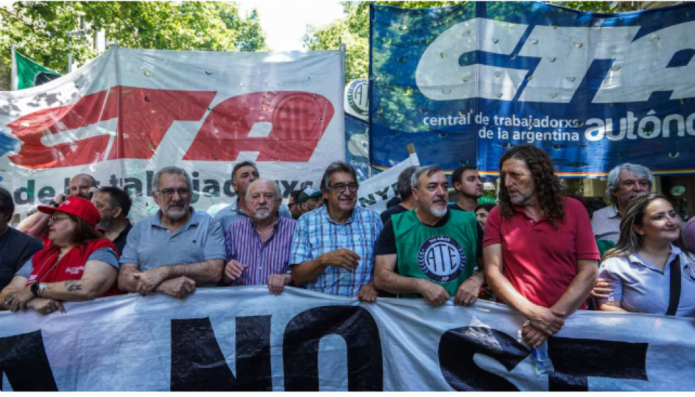 Los dialoguistas de la CGT celebraron la escasa repercusin sindical de la marcha ultraopositora a la Plaza de Mayo