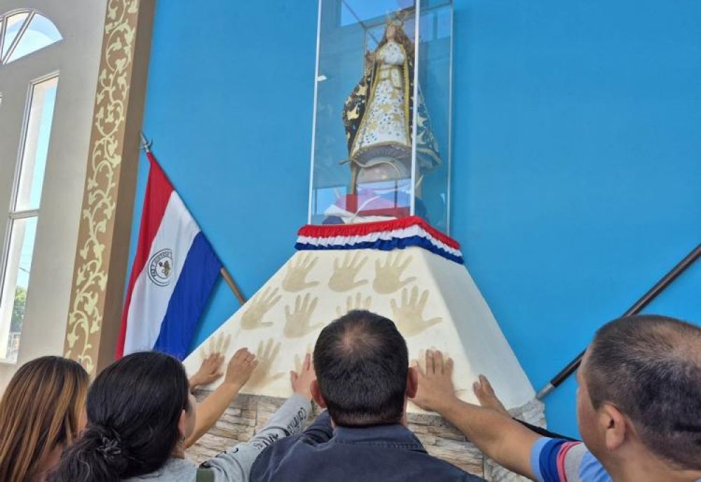 San Justo: templo diocesano de la Virgen de Caacup se convirti en santuario