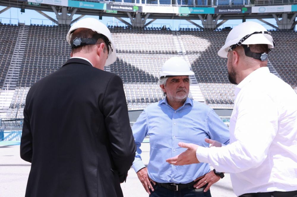 El Ministerio de Trabajo bonaerense inspeccion el Estadio nico para garantizar que los shows de Los Piojos sean con empleo registrado