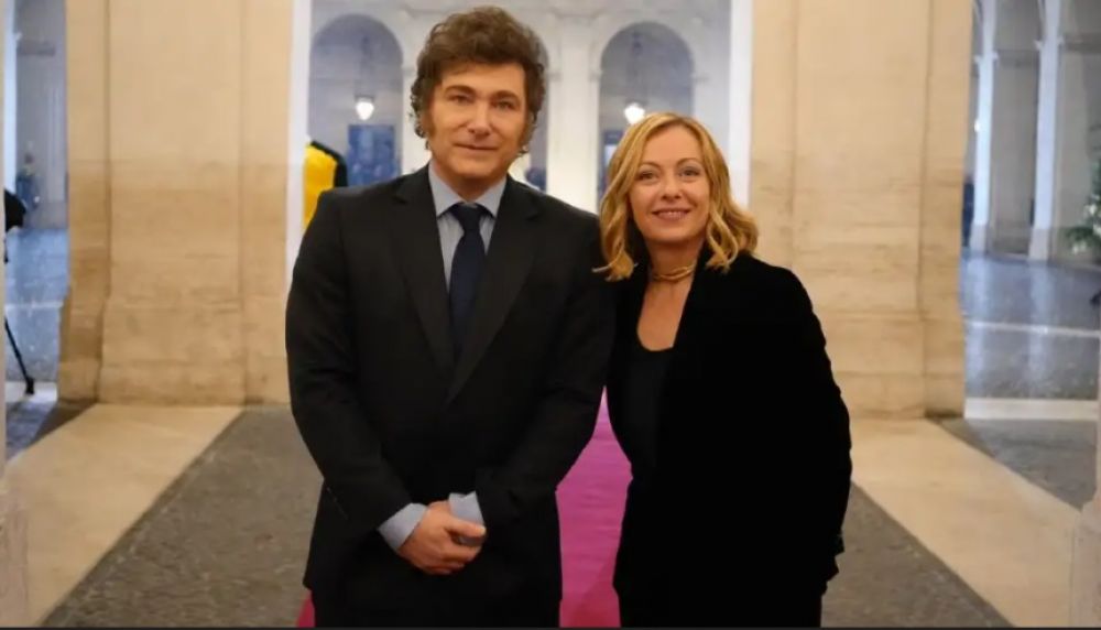 Milei en Italia: se reuni nuevamente con Giorgia Meloni y recibi la ciudadana