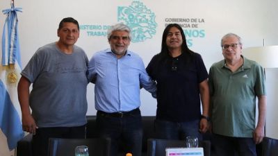 Trabajadores de la Carne se reunieron con el ministro Walter Correa para avanzar en la creacin de un centro de formacin laboral