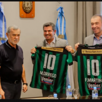 El gobernador Marcelo Orrego recibi al plantel de San Martn tras el ascenso a Primera