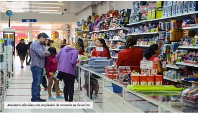 Bono de fin de ao para empleados de comercio? Los aumentos para el sector en diciembre