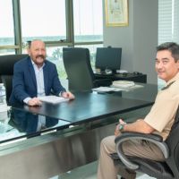 El gobernador Insfrn recibi al nuevo jefe del RIMte 29