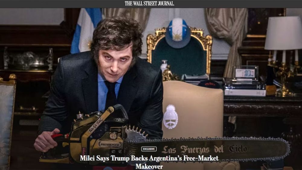 Milei habl� con The Wall Street Journal y dijo que conf�a en que Donald Trump ayudar� a cerrar un acuerdo con el FMI