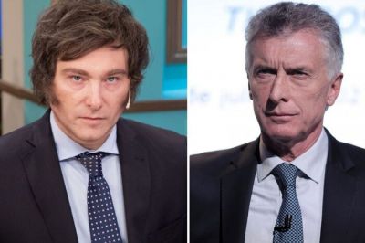 Milei y Macri, a los cascotazos en p�blico