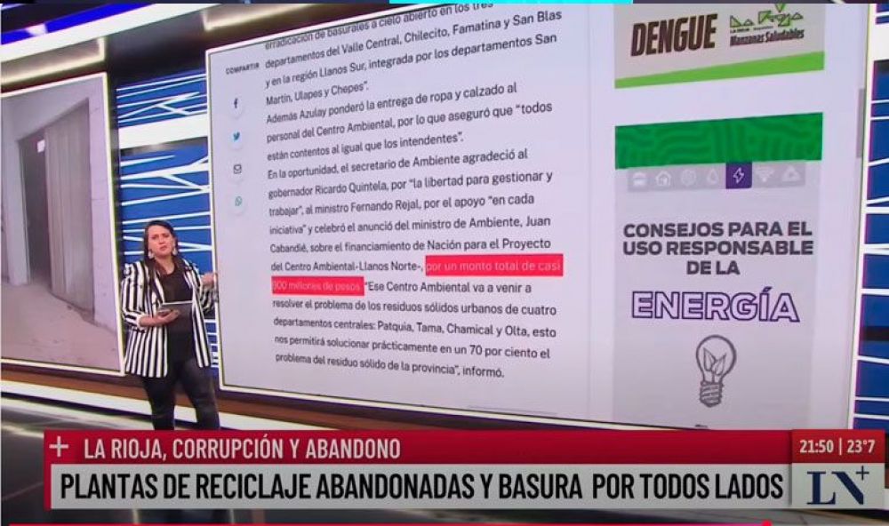 Fuerte denuncia en el programa 