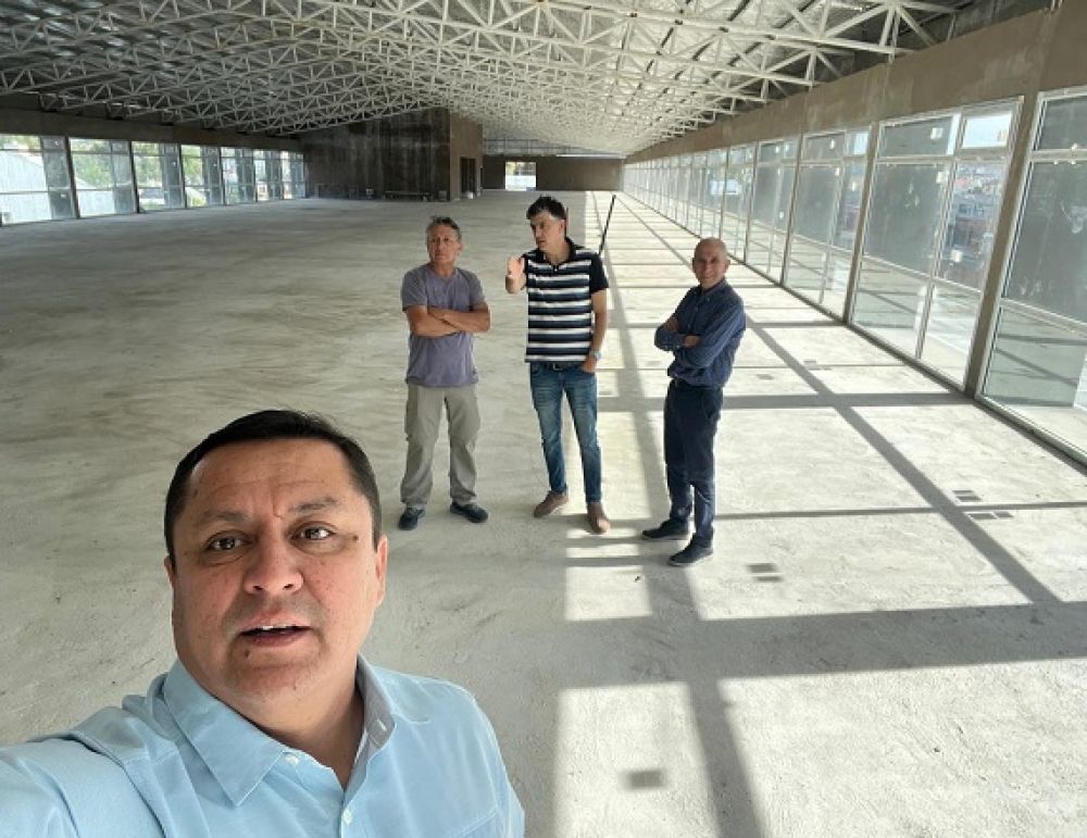 Llugdar supervis el avance de obra de la Escuela de Kilmetro 5