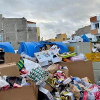 San Bartolom explora cesar el servicio con Urbaser por el desborde de la basura