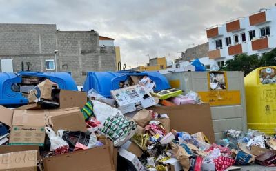 San Bartolom explora cesar el servicio con Urbaser por el desborde de la basura