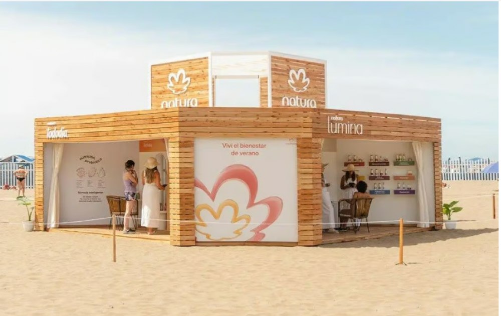 Natura inaugura un espacio de bienestar y reciclaje en Mar del Plata