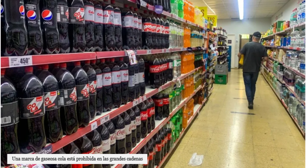 Guerra de gaseosas cola: la diferencia entre el precio de la lder y una segunda marca llega al 160%