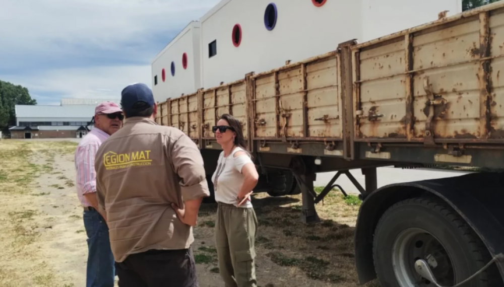 Llegaron a Esquel cuatro nuevas estaciones de reciclado