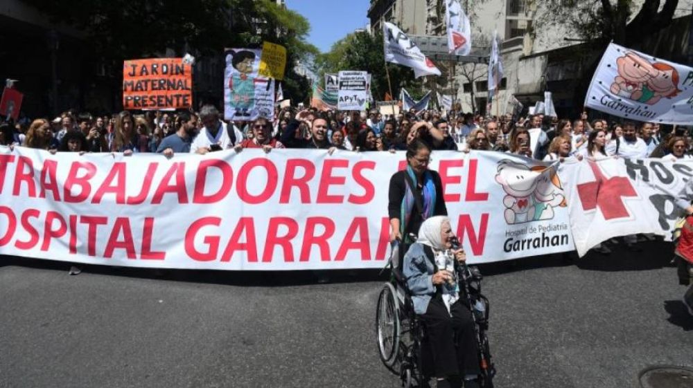 El Garrahan convoca a una Gran Marcha Federal en defensa de la salud pblica