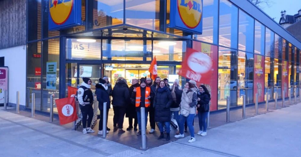 Los trabajadores de Lidl inician una huelga indefinida en Francia