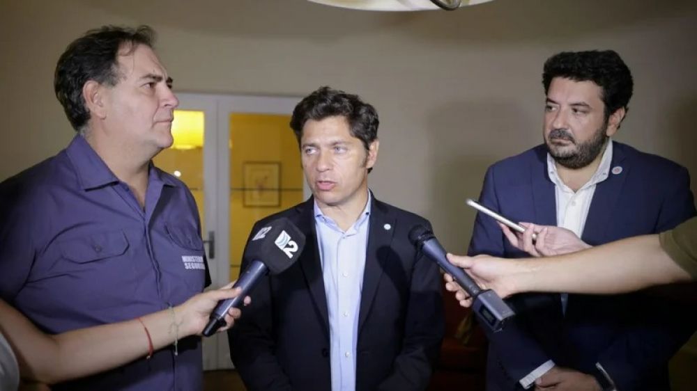 Axel Kicillof visit a los padres del joven asesinado en Mar del Plata