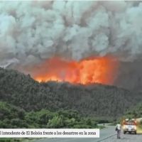 Incendios en El Bolsn: el intendente alert que 