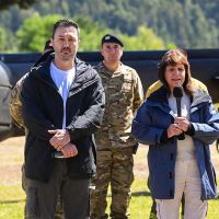 El cnico show meditico de Bullrich y Petri en El Bolsn: promesas que llegan tarde para apagar el fuego y amenazas a las comunidades mapuches