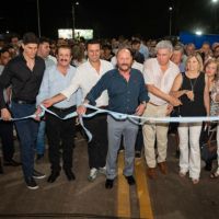 El gobernador Insfrn inaugur obra vial en El Colorado