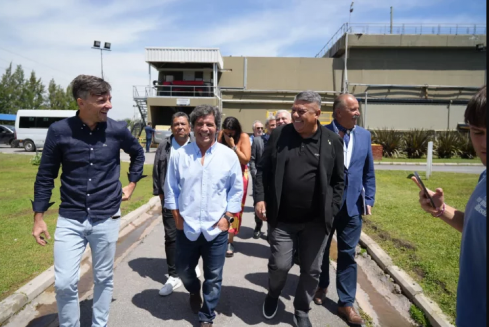 Lucas Ghi mantuvo una reunin con Claudio Tapia para recorrer el CEAMSE