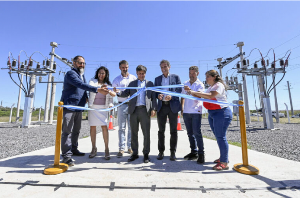 Kicillof y Katopodis inauguraron una obra clave para la electricidad en Mar del Sud