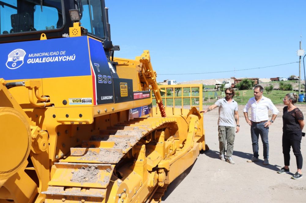 Ecoparque: el Municipio incorpor nueva maquinaria para optimizar la gestin de residuos