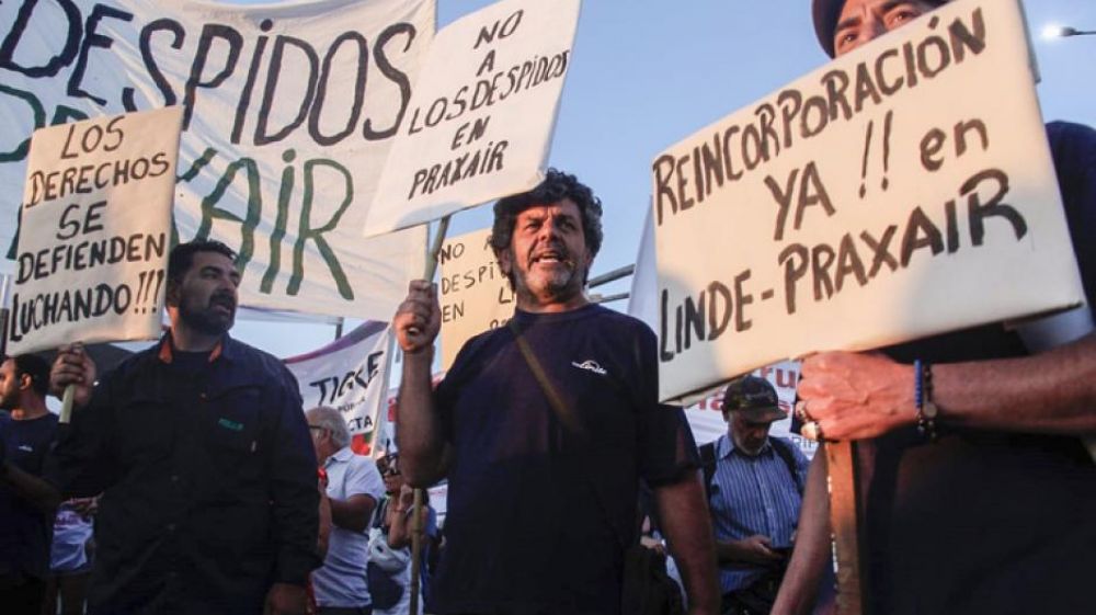 Trabajadores de Linde Praxair continan la lucha tras ms de 80 das de conflicto laboral