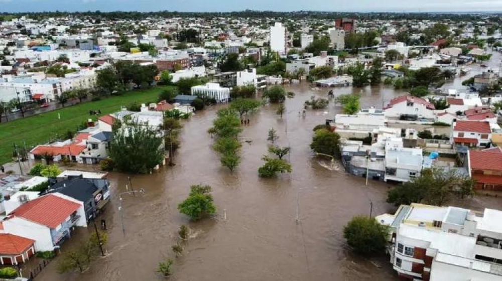 Baha Blanca: los obispos junto a los que ms sufren las consecuencias del temporal