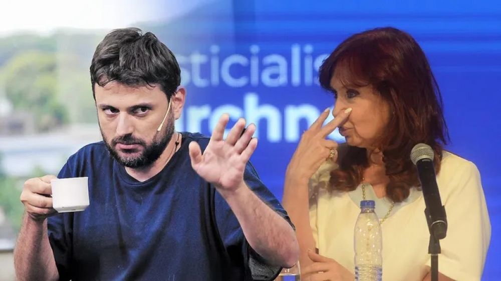 A CFK le preocupa la fuga de votos por izquierda y sigue de cerca a Juan Grabois