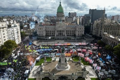 Una marcha contra Milei