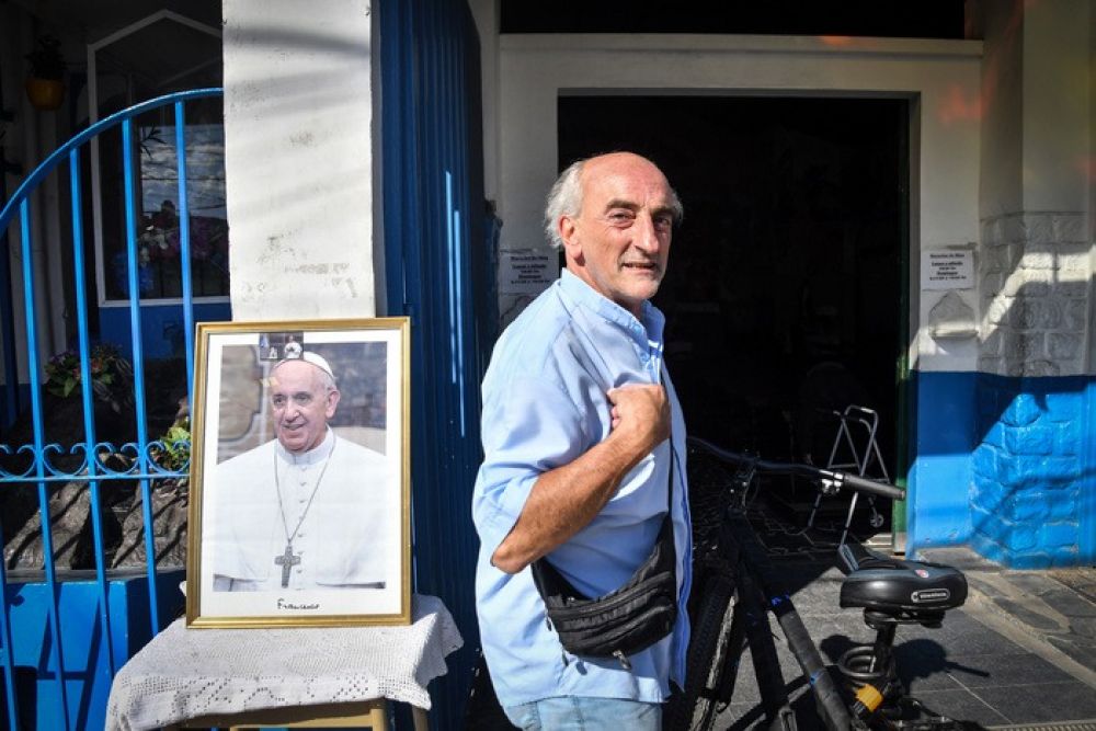 El recuerdo de Francisco en la Villa 21-24