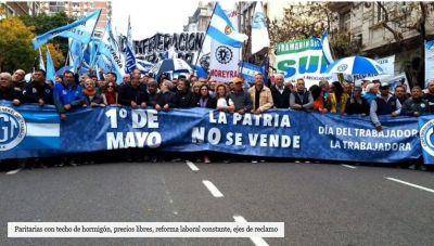 La segunda marcha de la CGT en un mes y algunas paritarias pisadas hasta cero